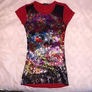 Ed Hardy fitted T-shirt XS